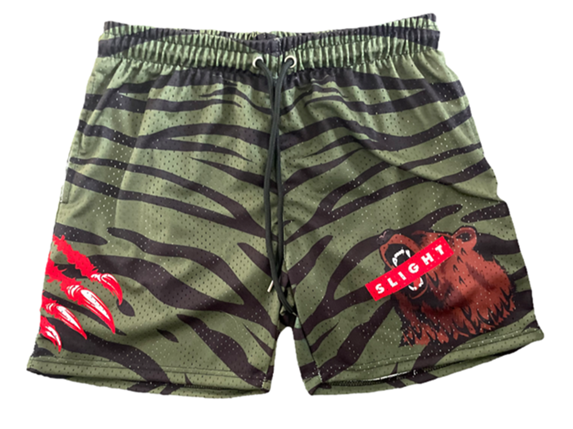 Mesh Shorts (Camo Green)