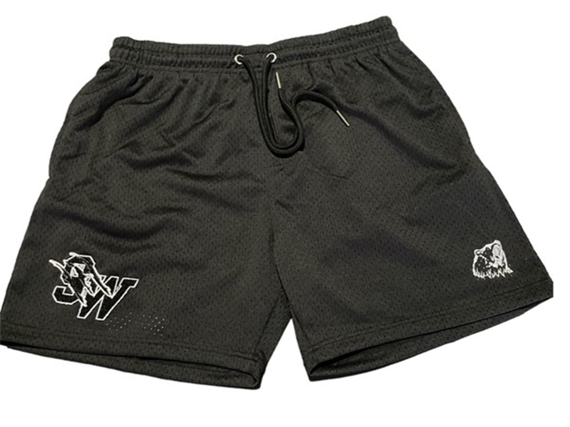 SLIGHT Men's Black Shorts